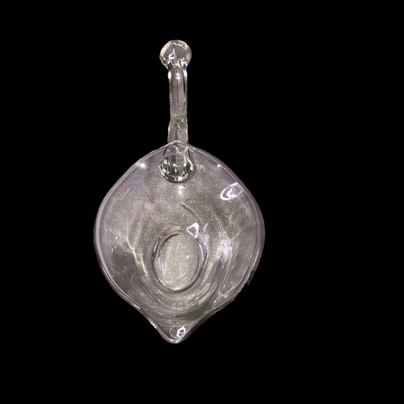 Vintage Duncan & Miller Elegant Glass Swan Dish, Centerpiece, HandShaped Glass - Picture 6 of 9